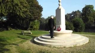 Wreath laying ceremony RE Memorial La Ferte sous Jouarre [upl. by Imena]