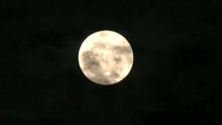 Rare blue supermoon captured above Sydney Opera House [upl. by Eamanna]