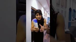 Se acabo el shampoo 🤣🤣 youtubeshorts comedy larin shorts [upl. by Charin]