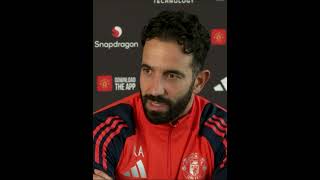 Ruben Amorim reflecting again on Manchester United 20 loss against Arsenal [upl. by Dde535]