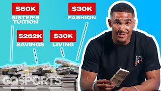 How Jalen Hurts Spent His First 1M in the NFL  My First Million  GQ Sports [upl. by Lilhak691]