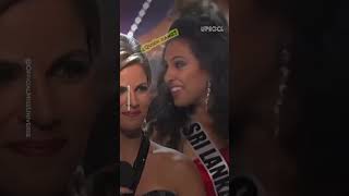 Concursantes de Miss Universo descubren a la ganadora antes de tiempo shorts [upl. by Atiniv]