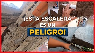 ❌ERRORES en la construcción de una ESCALERA❌  visitatecnica 👷‍♂️ [upl. by Geminian]