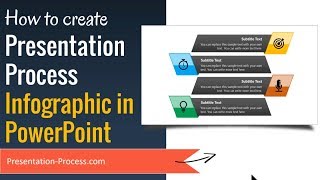 How to Create Presentation Process Infographic in PowerPoint [upl. by Newol]