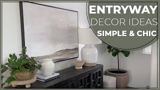 Simple Entryway Decorating Ideas 2022  Entryway Home Decor  Small Entryway Decorating Ideas [upl. by Morvin]