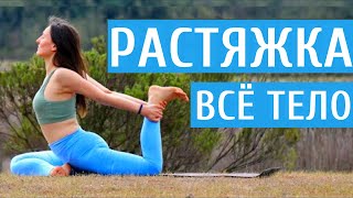 РАСТЯЖКА на ВСЕ ТЕЛО ДЛЯ ПРОДОЛЖАЮЩИХ  Утренняя Растяжка после ТРЕНИРОВКИ  Йога chilelavida [upl. by Averill]