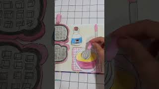 💸paper diy💸 Making WAFFLES ASMR [upl. by Raddatz604]