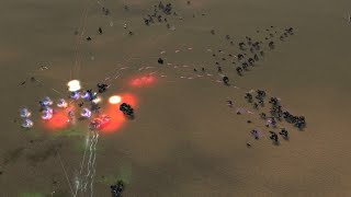 Different Factions  FFA  LOUD AI  4K Quality  Supreme Commander Forged Alliance [upl. by Hameerak]