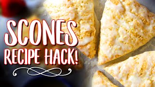 My SECRET 🤐Homemade Scones Recipe Hack 😏😍 [upl. by Eerased]