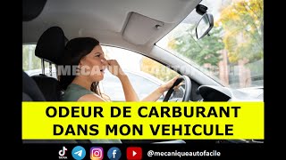 UNE FORTE ODEUR DESSENCE A LINTERIEUR DE VOTRE VOITURE automobile moteur voiture [upl. by Tedi561]