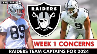 Raiders Rumors amp MAJOR CONCERNS Before Chargers Game  Team Captain Predictions [upl. by Iman981]