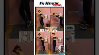 Part 233 Belly weight Burn at Home wall shorts short fithealthyoga [upl. by Haim219]