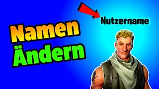 ✅️ So Ändern Sie den Namen in Fortnite [upl. by Crain]