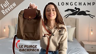 Longchamp Le Pliage Backpack Review  LOriginal  WFIMB  Wear and Tear  Best Travel Bag [upl. by Conlan]