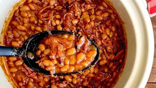 Baked Beans with Pork amp Beans 5 Ingredients [upl. by Beghtol]