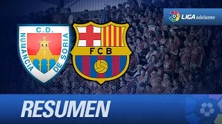 Resumen de CD Numancia 10 FC Barcelona B [upl. by Yevreh]