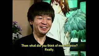 Haibane Renmei 灰羽連盟  Interview with Yoshitoshi ABe amp Yasuyuki Ueda [upl. by Spracklen]