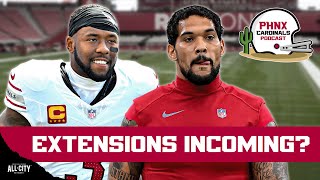 Should The Arizona Cardinals EXTEND James Conner And Budda Baker Before NFL Season’s End [upl. by Biddie]