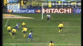 Boca 4 America 1 Copa Libertadores 2000 Los goles [upl. by Fisch]