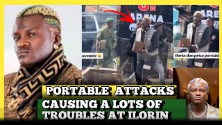 Portable attacks people in ilorin and caused a lots of traffic as he join wizkid and Davido 02 arena [upl. by Ihtraa]