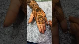 Dulhan special bridal mehndi design mehndi shorts viralvideo beach edm love [upl. by Anigriv]