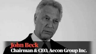 Portraits in Leadership John Beck Chairman amp CEO Aecon Group Inc [upl. by Akemat]