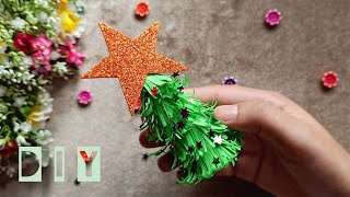 DIY Origami christmas tree making [upl. by Ellebanna]