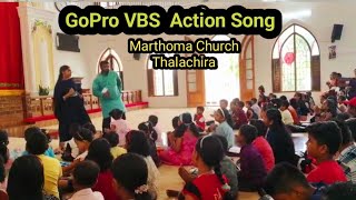 Aadidam Padidam Nadhane Vazhthidam  Gopro VBS Action Song malayalam  Marthoma VBS Song 2024 [upl. by Eilssel]