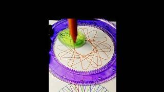 Breathtaking spirograph satisfying spirograph art 123go asmr shorts [upl. by Sanson]