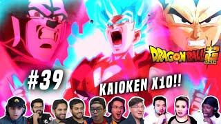 🔥 GOKU VS HIT SUPER SAIYAN BLUE KAIOKEN🔥 REACTION MASHUP 🐲Dragon Ball Super Episode 39 ドラゴンボール [upl. by Fiora]