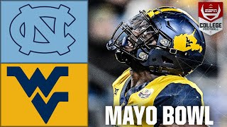 Mayo Bowl North Carolina Tar Heels vs West Virginia Mountaineers  Full Game Highlights [upl. by Judy236]