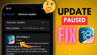 How To Fix iOS 18 Update Paused Problem On Any iPhone  Fixed Paused Problem On iOS 18 [upl. by Deirdra615]