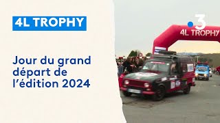 4L Trophy 2024  cest le jour du grand départ de la 27e édition [upl. by Pihc]