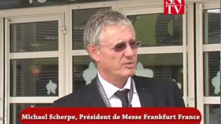 Interview Mr Michael Scherpe  Président de Messe Frankfurt France [upl. by Wiles]