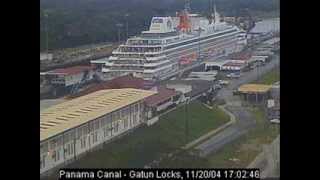 Cruise Ships Live Port Cams Panama Canal  Orinoco Flow [upl. by Alexia93]