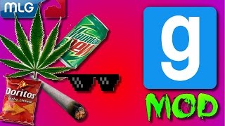 Garrys Mod 420 BLAZE IT Weapons Mod Showcase [upl. by Christmas135]