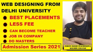 BVoc Course in Delhi university  Detailed video if you are confused DelhiUniversity du [upl. by Etnovert]