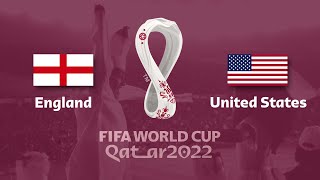 FIFA World Cup Qatar 2022  England vs United States  National Anthems [upl. by Raquela529]