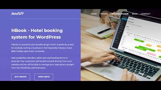 HBook Hotel booking system WordPress Plugin [upl. by Nipsirc]