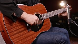 Fender Classic Design Series CD60S AllMahogany Dreadnought Acoustic Guitar Demo [upl. by Asoral]