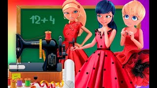 Miraculous Ladybug School cheatting  Competition How to sew a dress Transform Animation [upl. by Garneau]