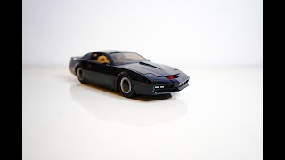 Unboxing 1982 TV SERIES KNIGHT RIDER 124 SCALE Die cast model car  CHILDHOOD DREAM CAR [upl. by Naujik320]