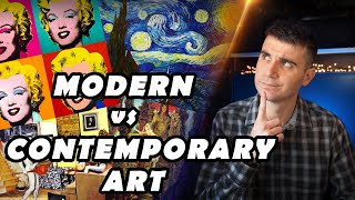 Modern vs Contemporary Art lets learn how to recognize them [upl. by Eustache250]