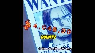 Hidden message in Shanks Bounty  onepiece anime [upl. by Akibma257]