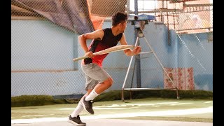 When Nepalese Footballers play Cricket [upl. by Yffat]