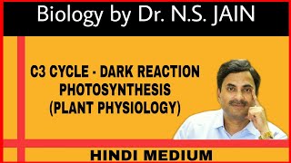 C3 CycleDark Reaction  Photosynthesis Plant Physiology Hindi Medium [upl. by Gagnon]