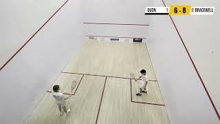 2024 BC Junior Squash Championship  BU19  Quarter Finals  Lucas Quon vs Tristan Bracewell 31 [upl. by Nitsid392]