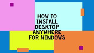 How to install Desktop Anywhere [upl. by Lyrrad751]