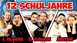 12 SCHULJAHRE mit Kathi amp Kaan  Die Highlights von der Grundschule bis zum Abitur früher vs heute [upl. by Flyn]