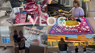 Zanadia Simone vlog  ZAYLAS BIRTHDAY 🎉 rushing to prepare 😩 [upl. by Eniawtna832]